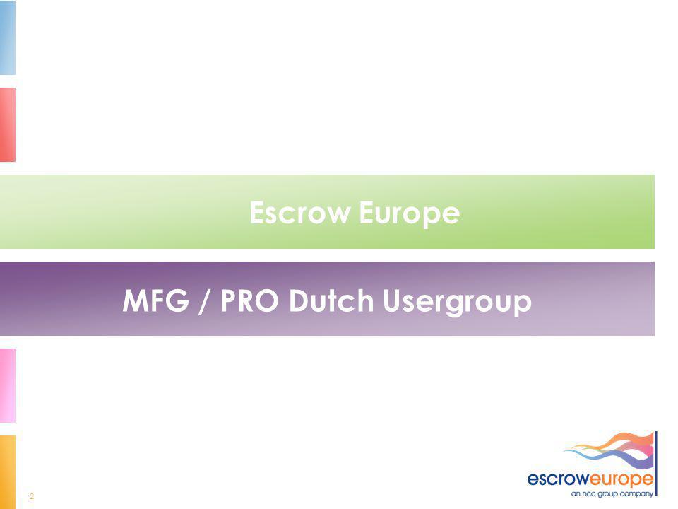 MFG / PRO Dutch Usergroup