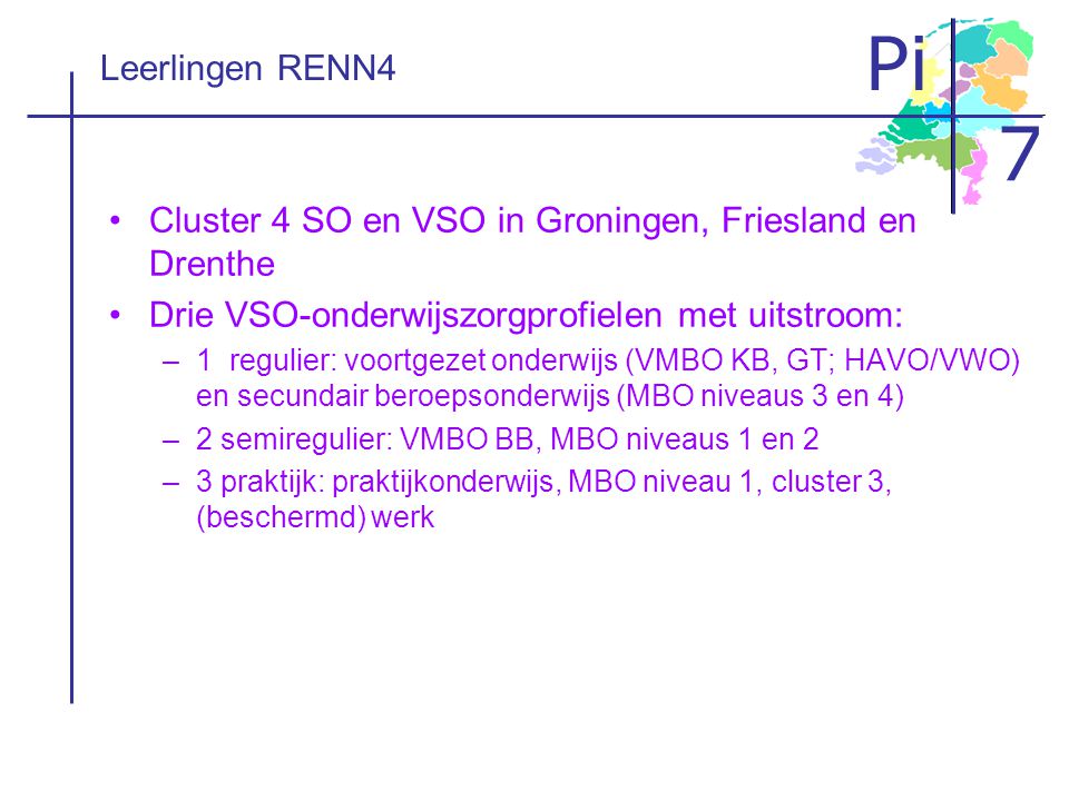 Cluster 4 SO en VSO in Groningen, Friesland en Drenthe