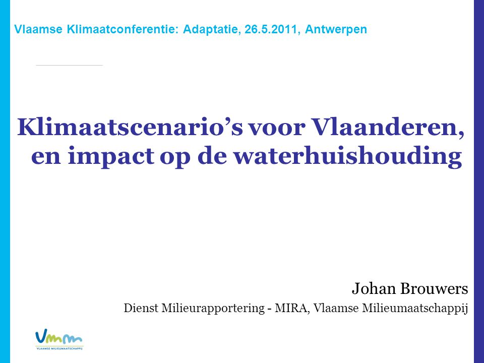 Vlaamse Klimaatconferentie: Adaptatie, , Antwerpen