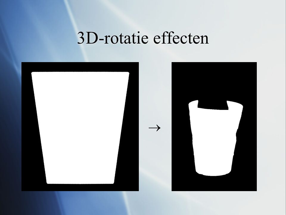 3D-rotatie effecten 