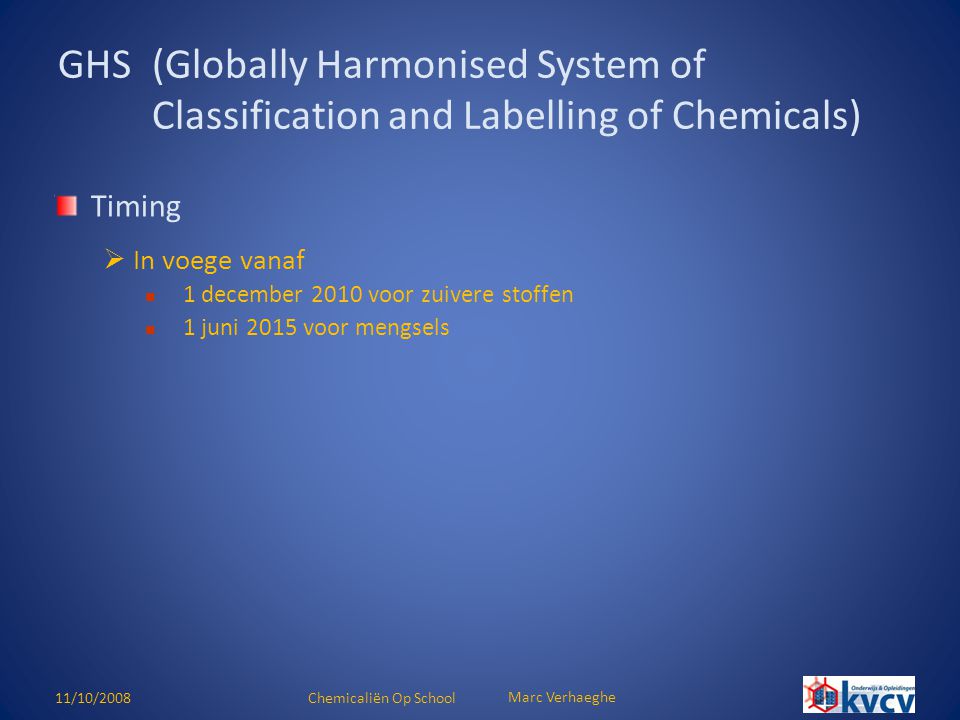 GHS (Globally Harmonised System of Classification and Labelling of Chemicals)