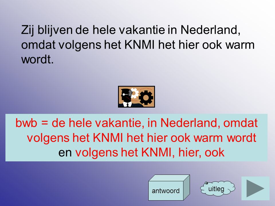 Zij blijven de hele vakantie in Nederland, omdat volgens het KNMI het hier ook warm wordt.