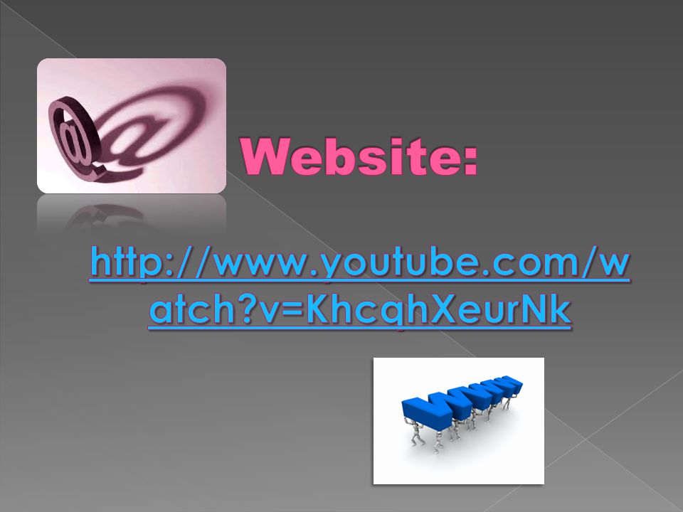 Website:   v=KhcqhXeurNk