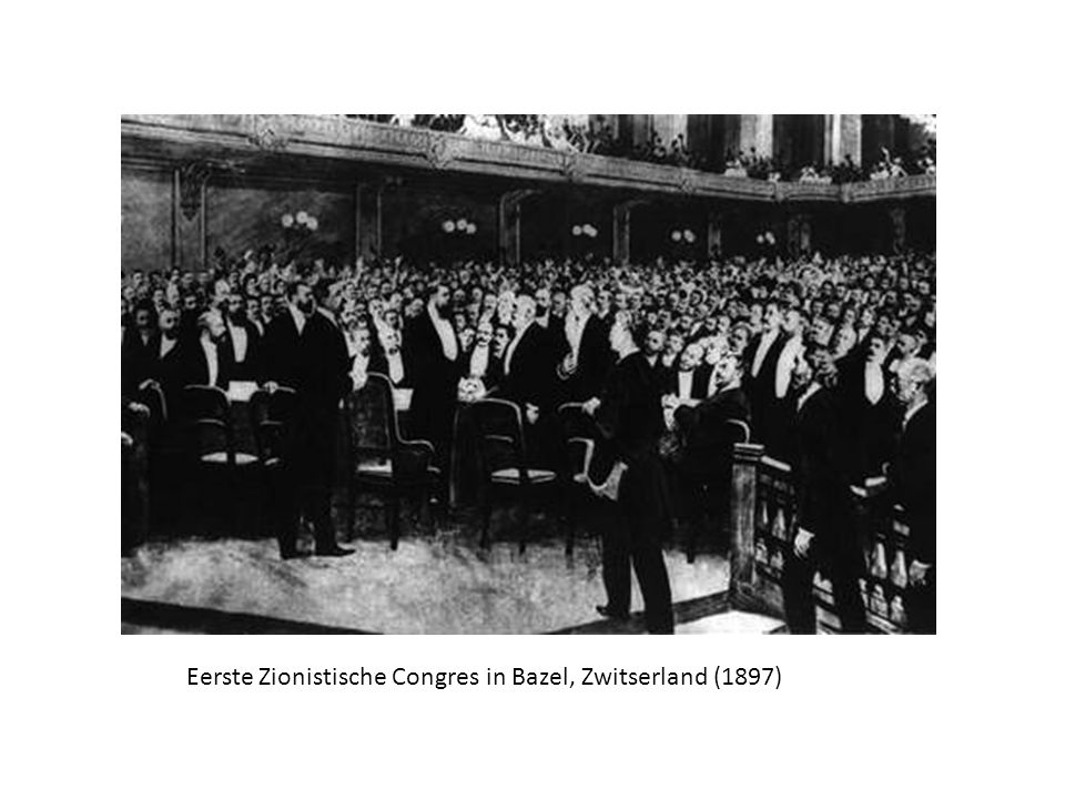Eerste Zionistische Congres in Bazel, Zwitserland (1897)