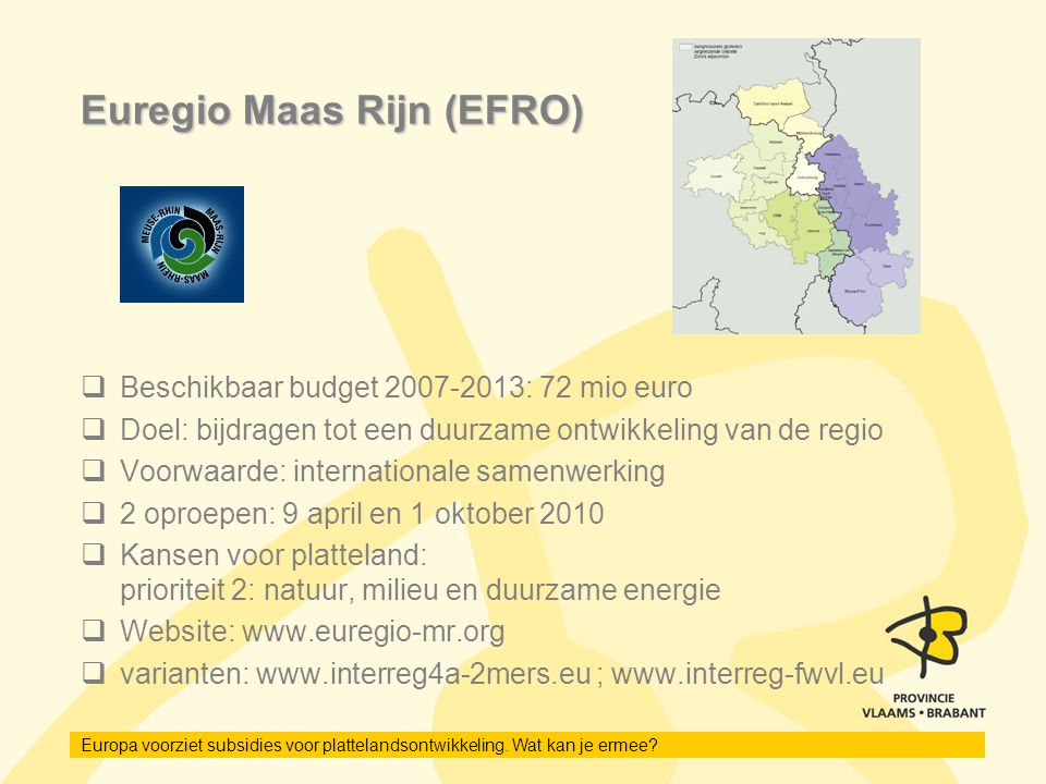 Euregio Maas Rijn (EFRO)