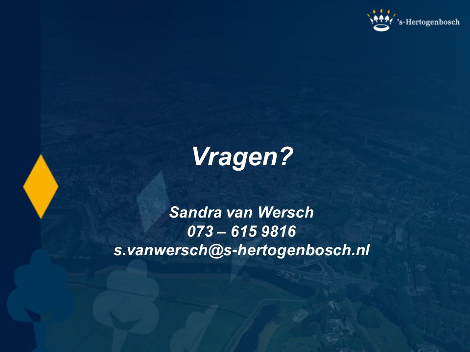 Vragen. Sandra van Wersch 073 – s.