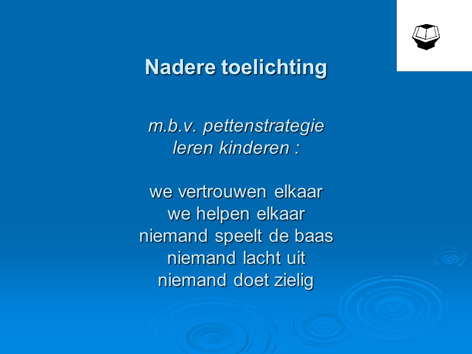 Nadere toelichting m. b. v
