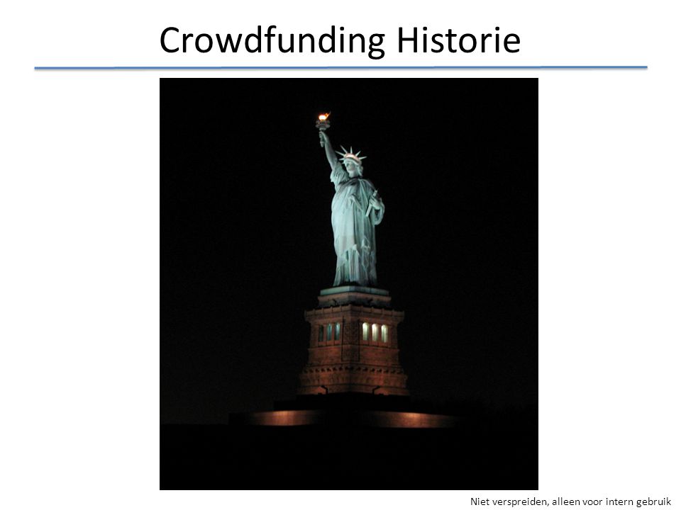 Crowdfunding Historie