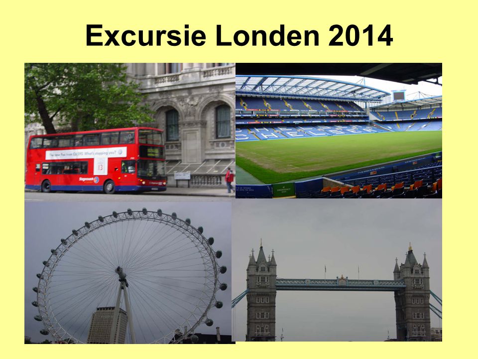Excursie Londen 2014