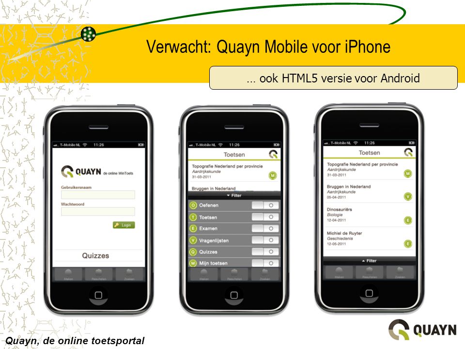 Verwacht: Quayn Mobile voor iPhone