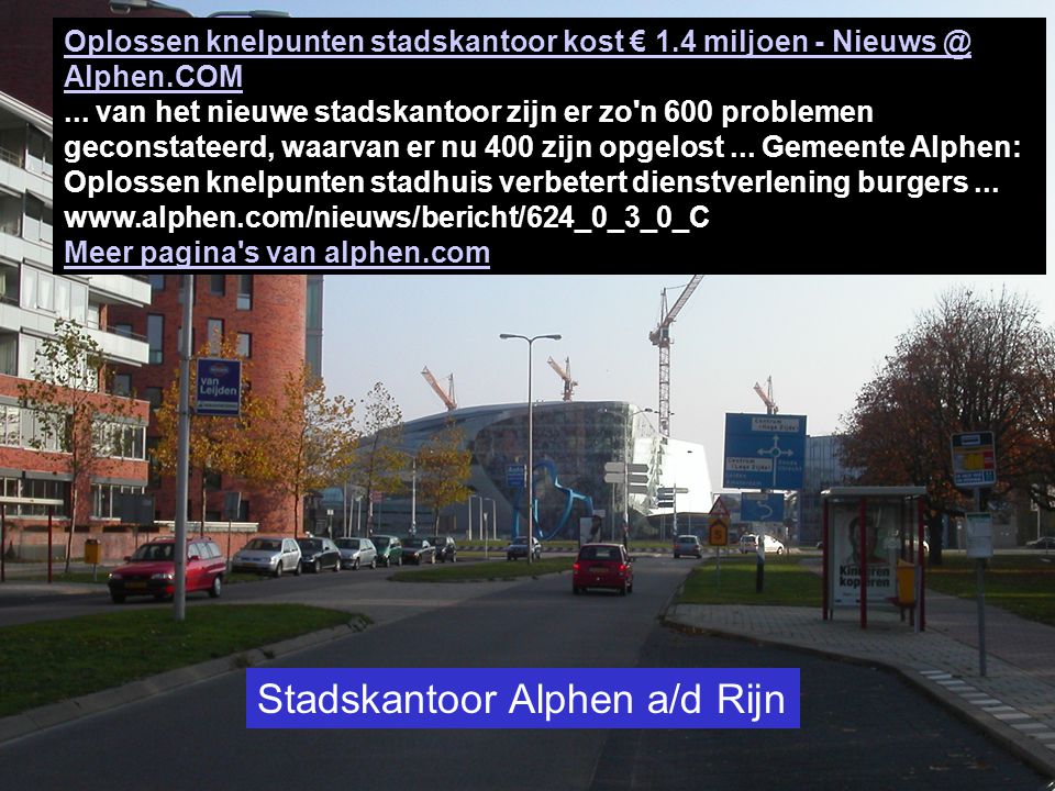 Stadskantoor Alphen a/d Rijn