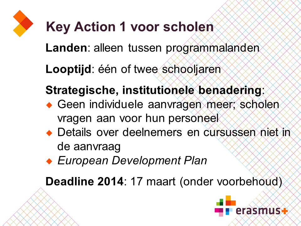 Key Action 1 voor scholen
