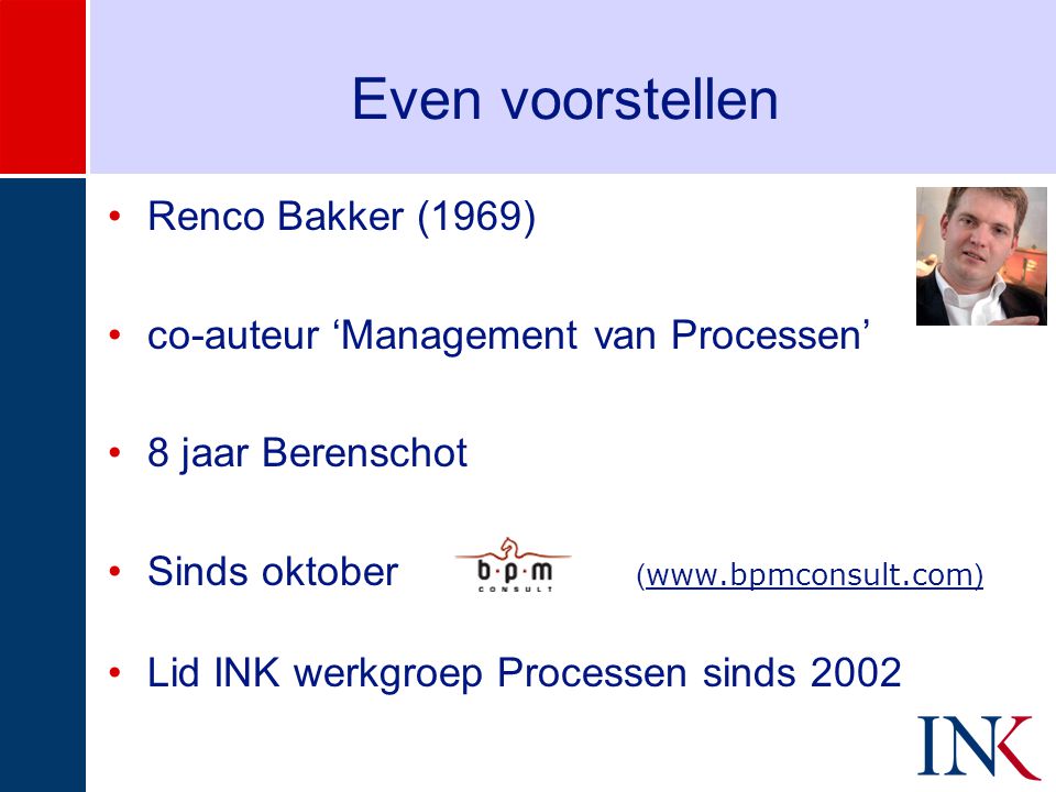 Even voorstellen Renco Bakker (1969)