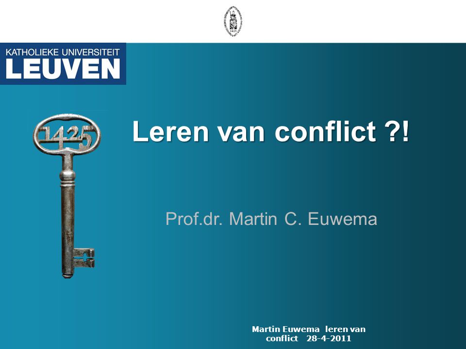 Martin Euwema leren van conflict