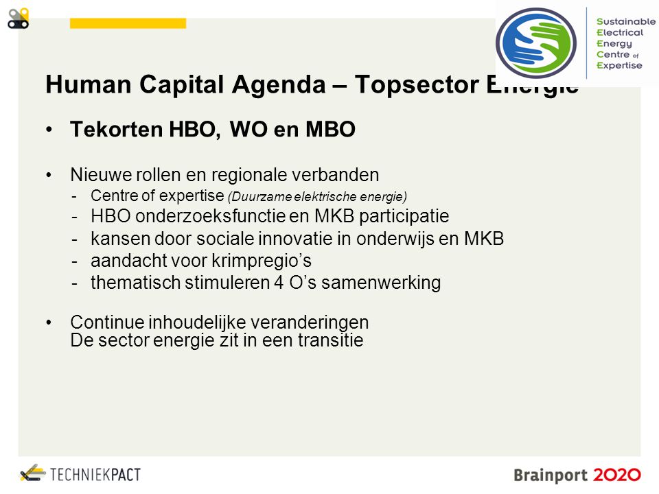 Human Capital Agenda – Topsector Energie