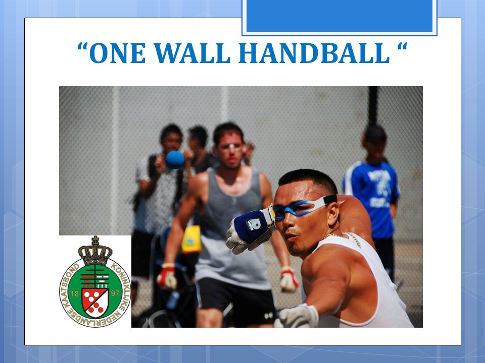 ONE WALL HANDBALL 11/04/2014