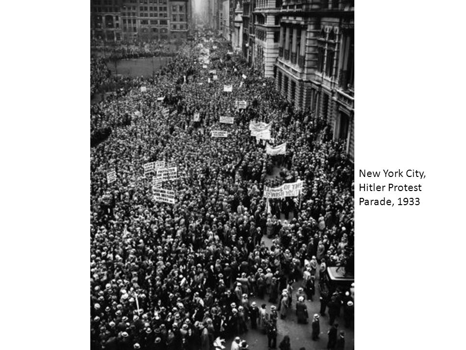 New York City, Hitler Protest Parade, 1933