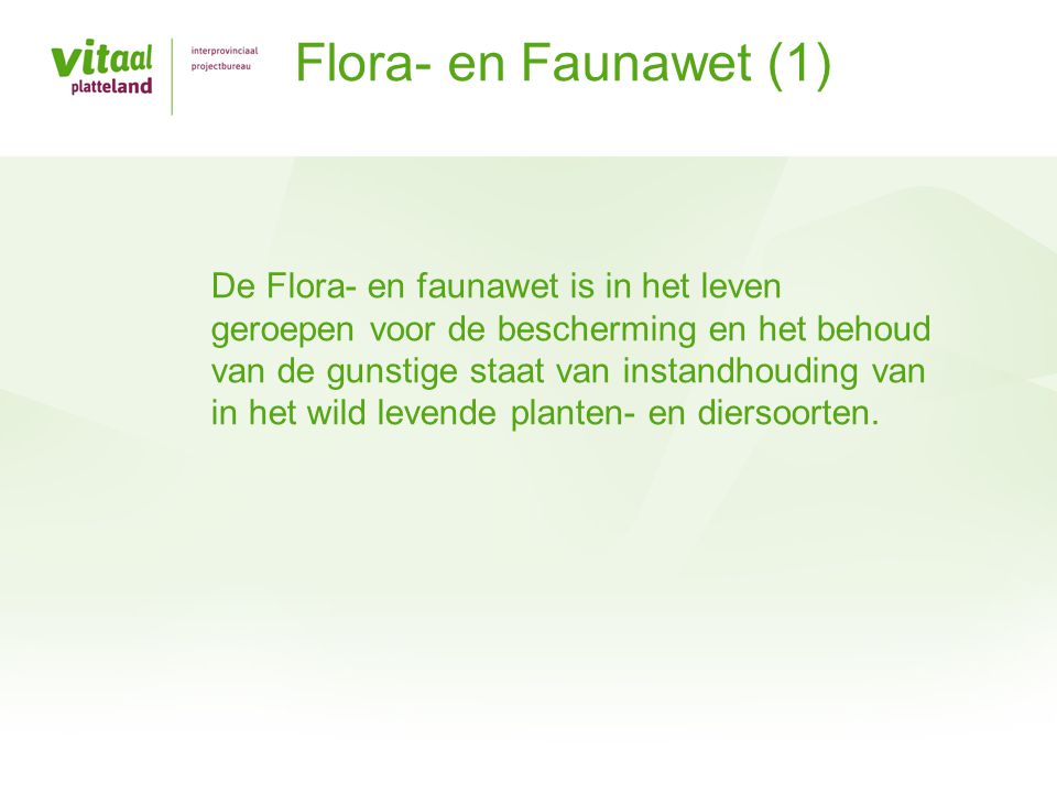 Flora- en Faunawet (1)
