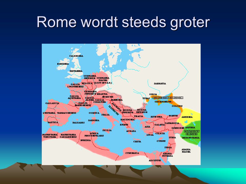 Rome wordt steeds groter