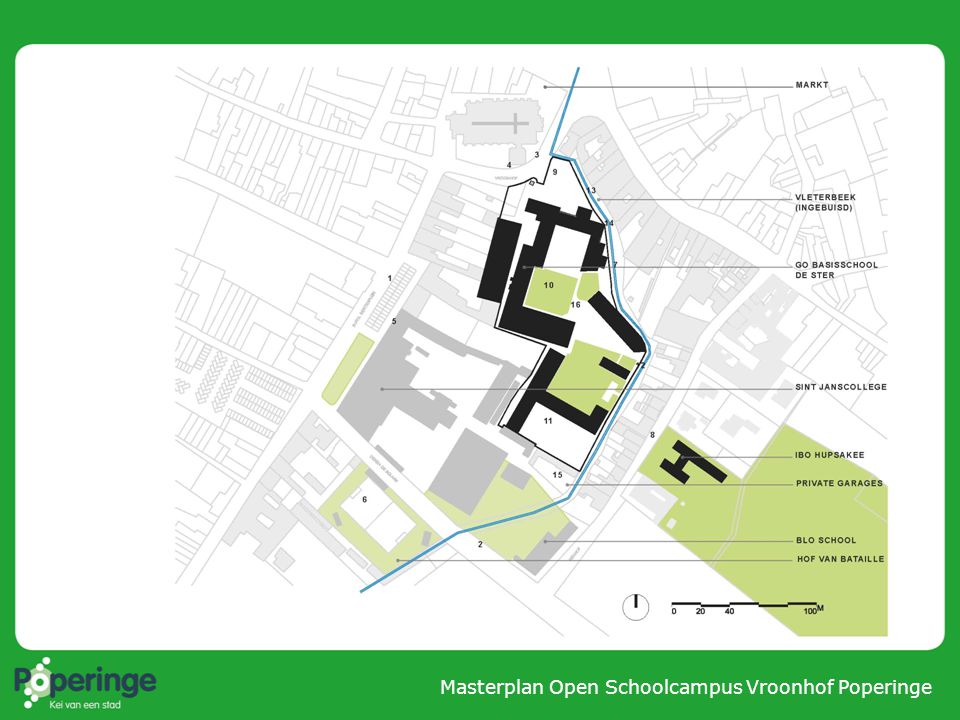 Masterplan Open Schoolcampus Vroonhof Poperinge