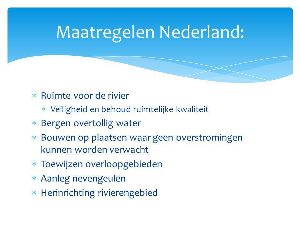 Maatregelen Nederland: