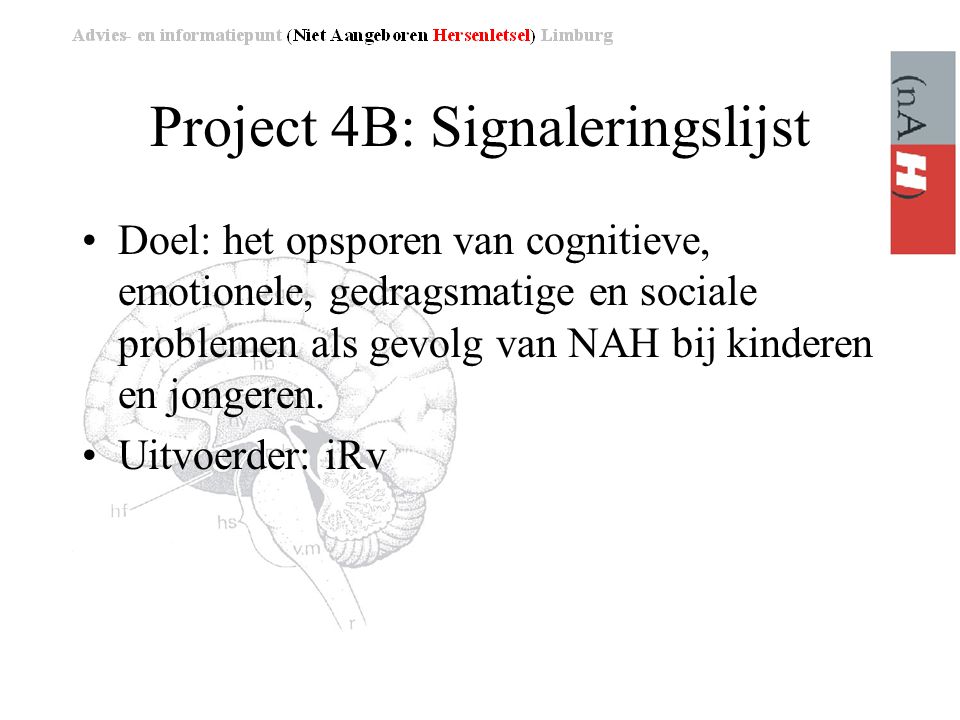 Project 4B: Signaleringslijst