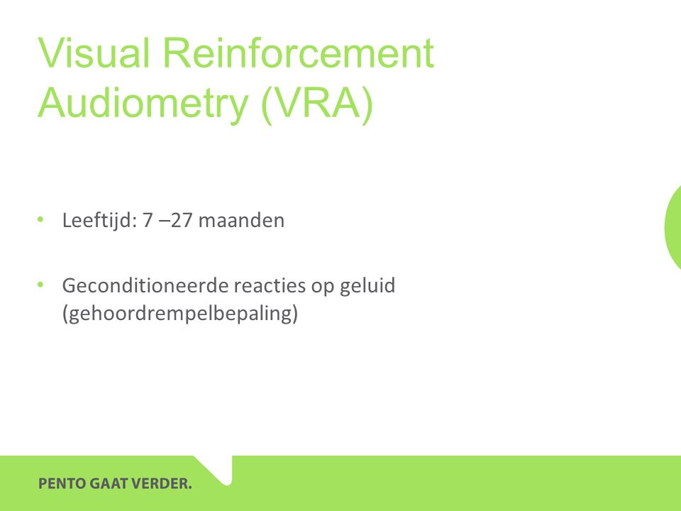 Visual Reinforcement Audiometry (VRA)