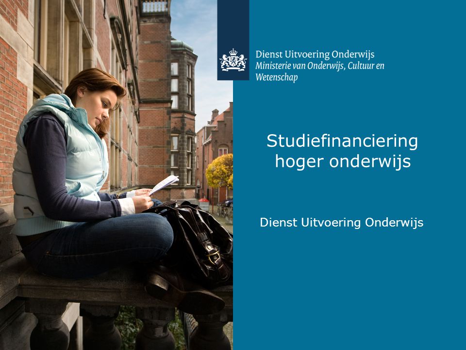 Studiefinanciering hoger onderwijs
