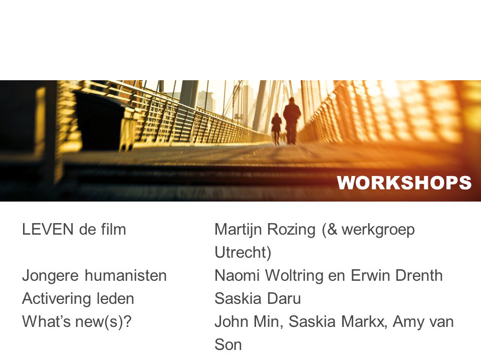 WORKSHOPS LEVEN de film Martijn Rozing (& werkgroep Utrecht)