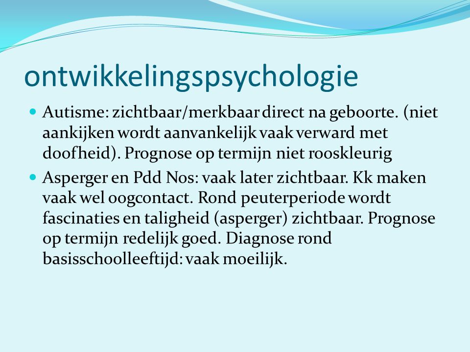 ontwikkelingspsychologie