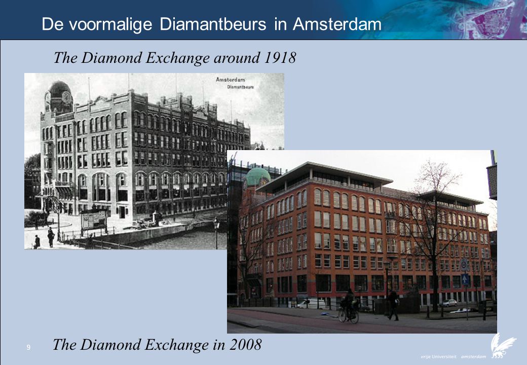 De voormalige Diamantbeurs in Amsterdam