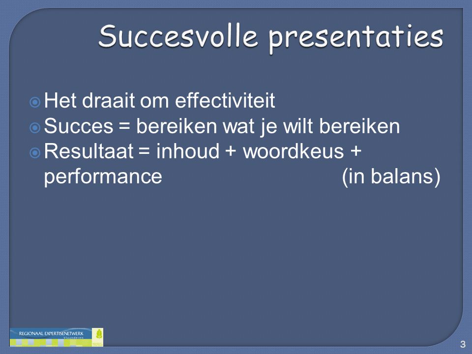 Succesvolle presentaties