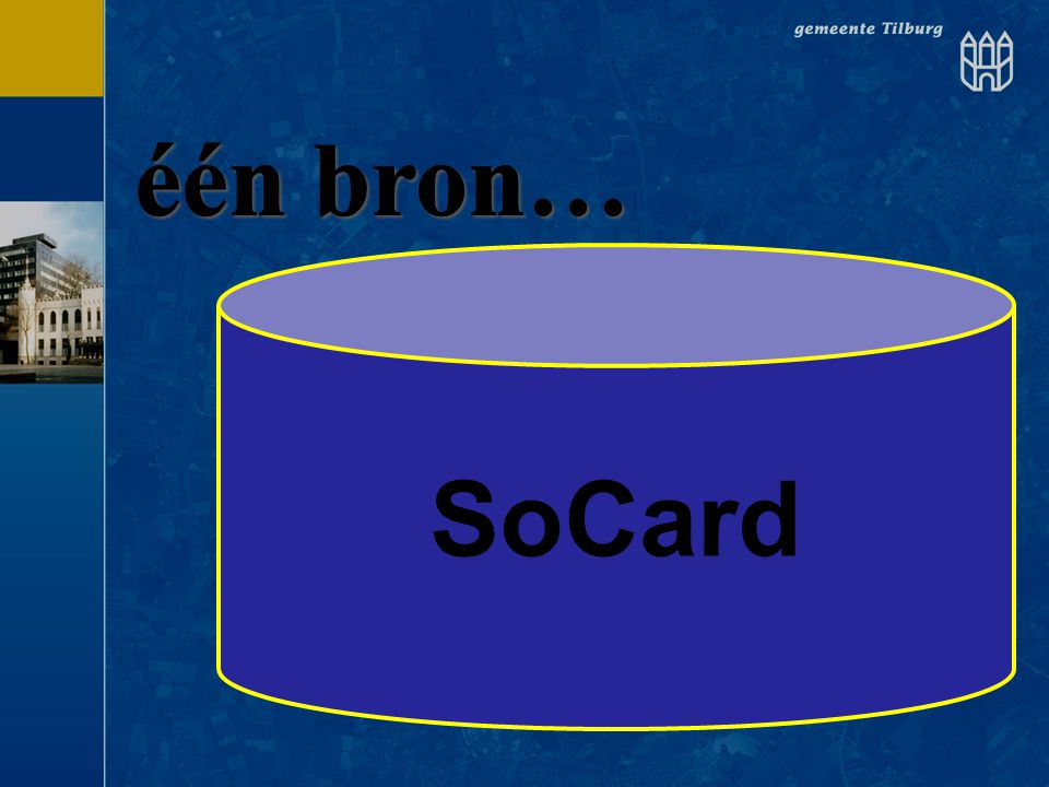 één bron… SoCard