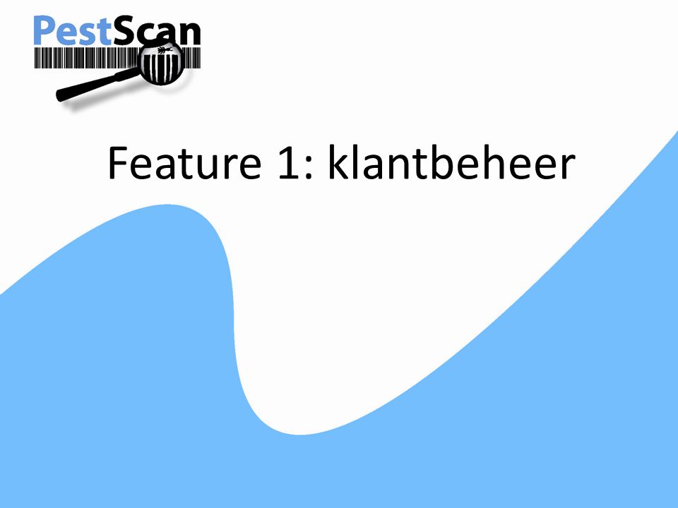 Feature 1: klantbeheer