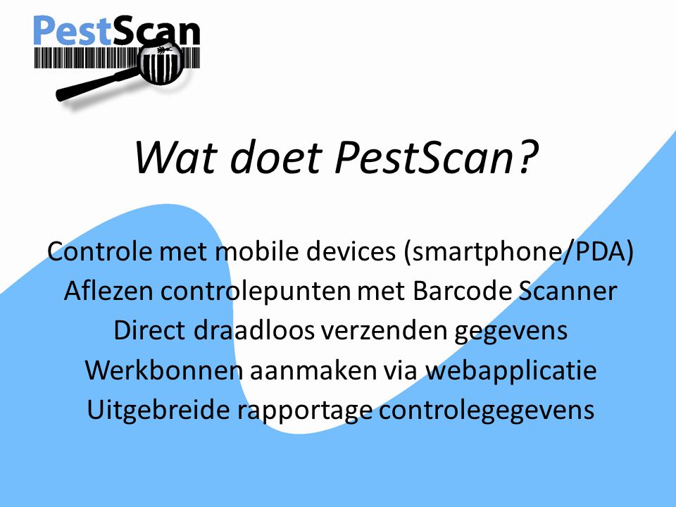 Wat doet PestScan Controle met mobile devices (smartphone/PDA)