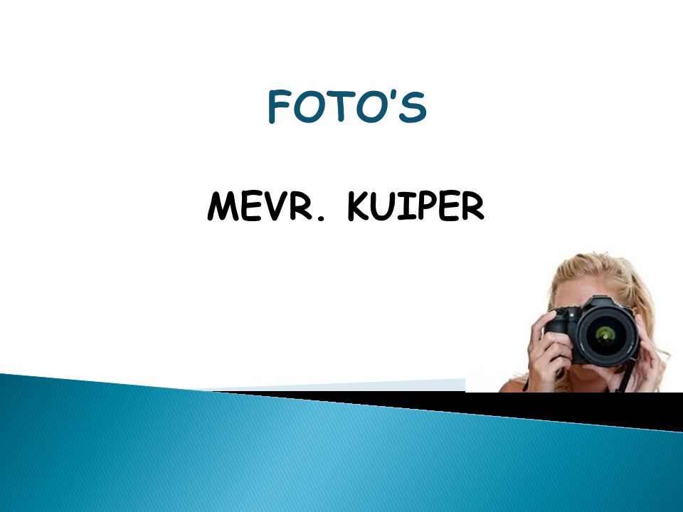 FOTO’S MEVR. KUIPER FOTO’S
