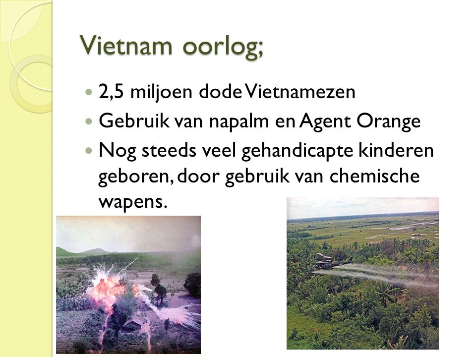 Vietnam oorlog; 2,5 miljoen dode Vietnamezen