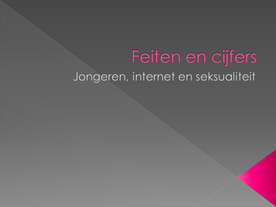Jongeren, internet en seksualiteit
