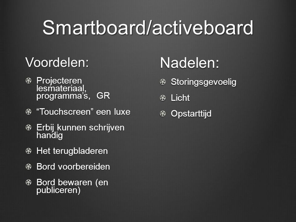 Smartboard/activeboard