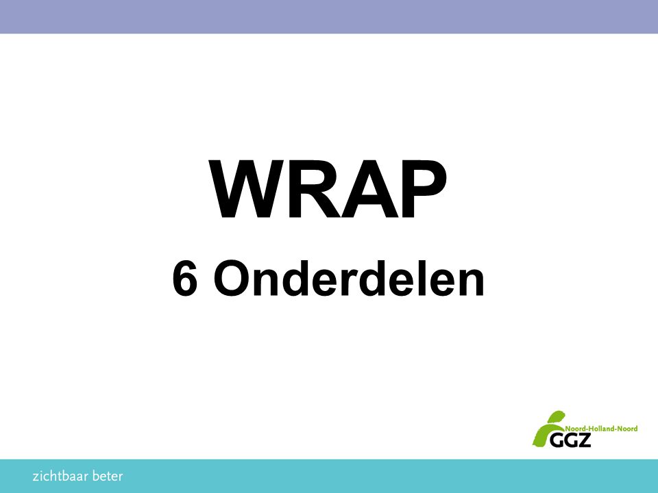 WRAP 6 Onderdelen