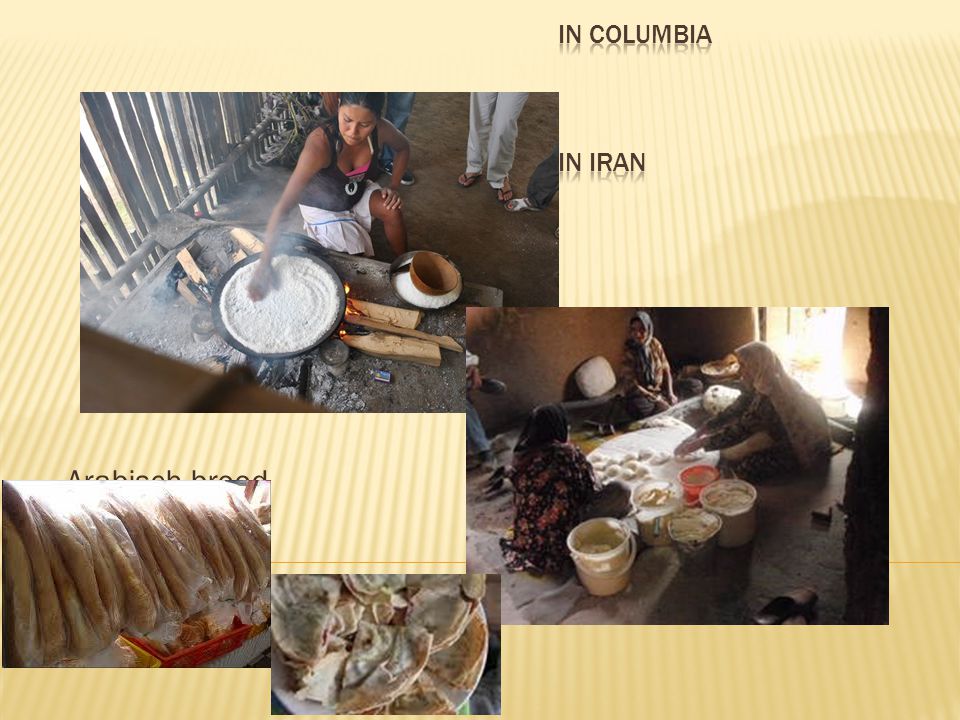 In columbia in Iran Arabisch brood