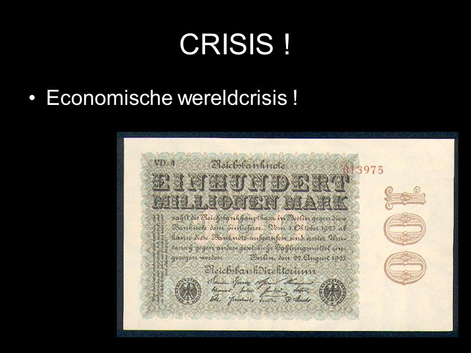 CRISIS ! Economische wereldcrisis ! © Stef van der Velden 2011