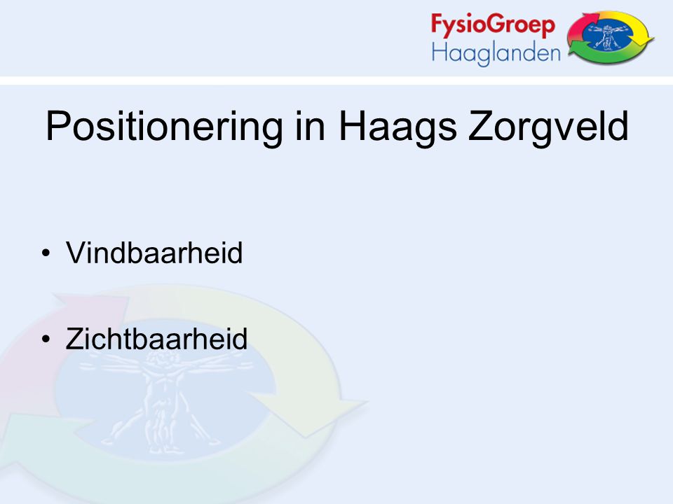 Positionering in Haags Zorgveld