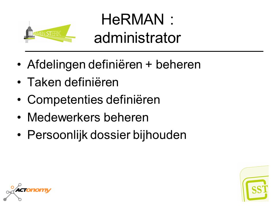 HeRMAN : administrator