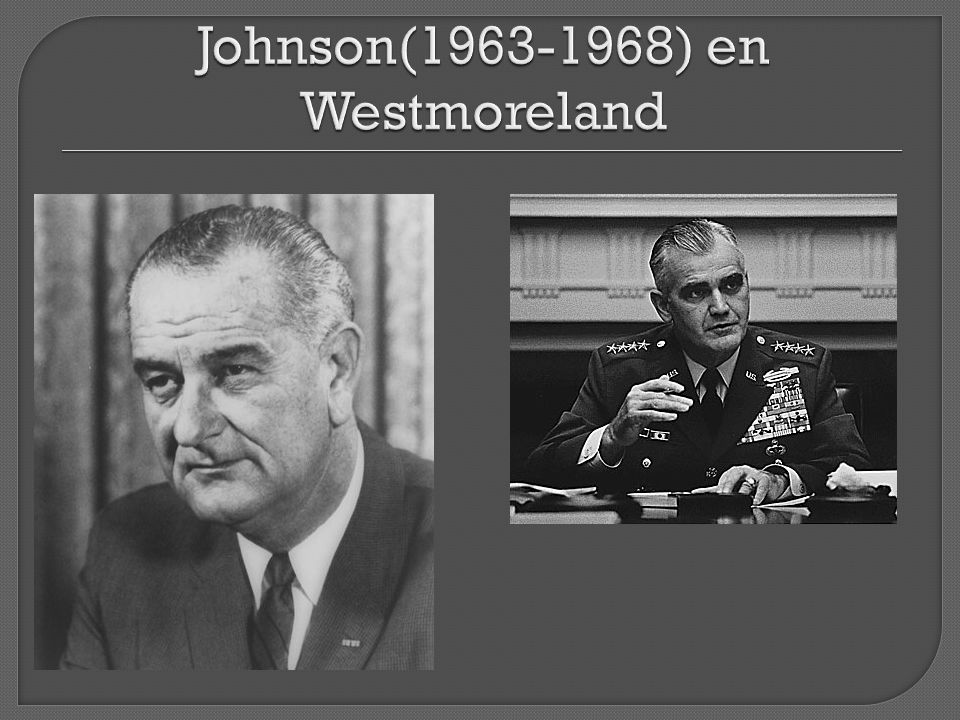 Johnson( ) en Westmoreland