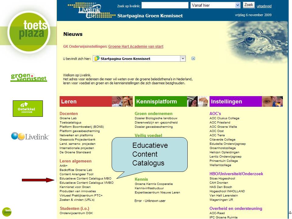 Educatieve Content Catalogus (ECC)