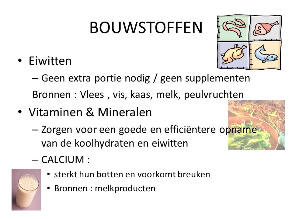 BOUWSTOFFEN Eiwitten Vitaminen & Mineralen