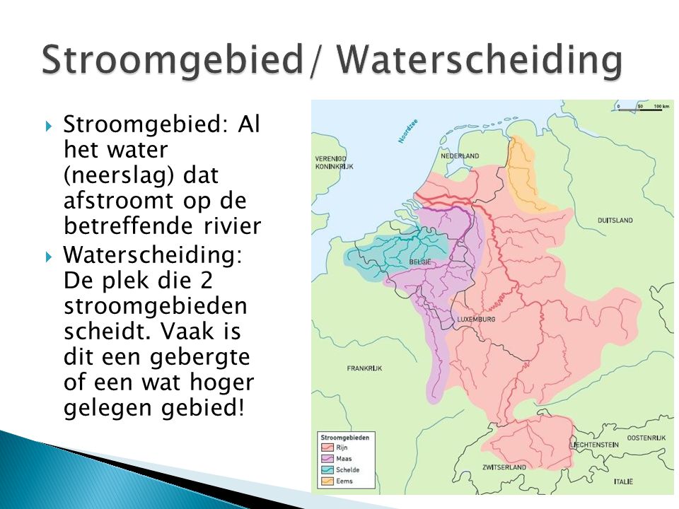 Stroomgebied/ Waterscheiding