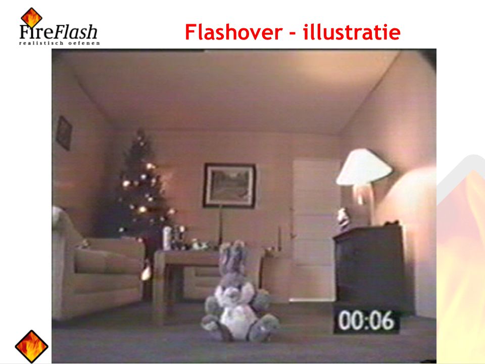 Flashover - illustratie