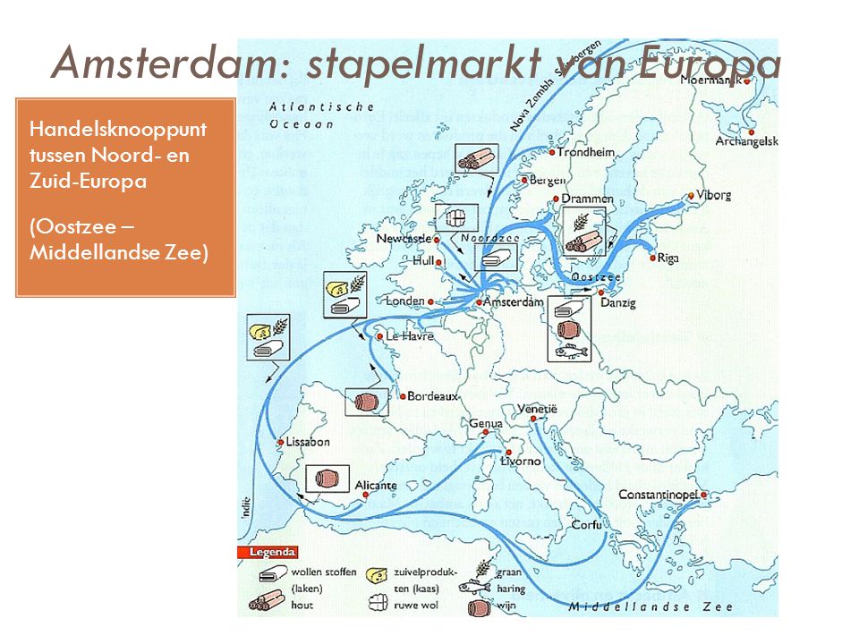 Amsterdam: stapelmarkt van Europa